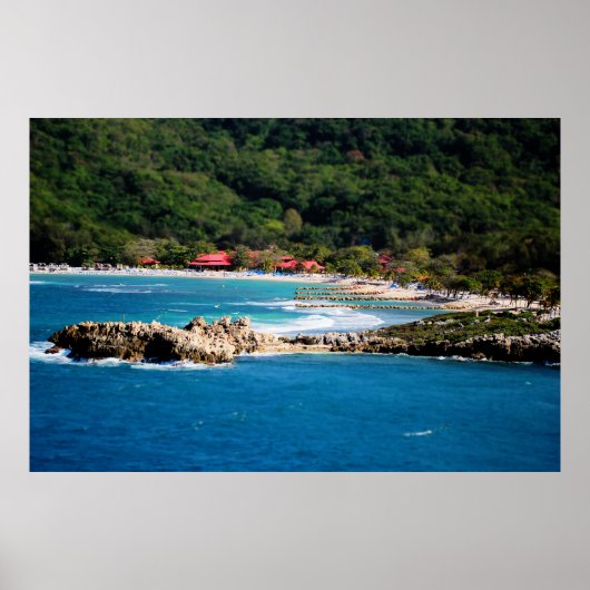 Tranquil Island Paradise Labadee Haiti ポスター (正面)