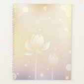Tranquil Lotus Hardcover Daily Planner プランナー手帳 (正面)