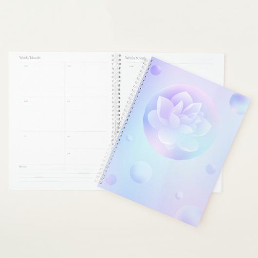 Tranquil Lotus Hardcover Daily Planner プランナー手帳 (ディスプレー)