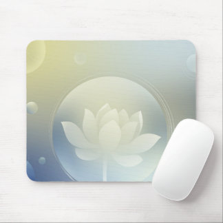 Tranquil Lotus Mouse Pad マウスパッド