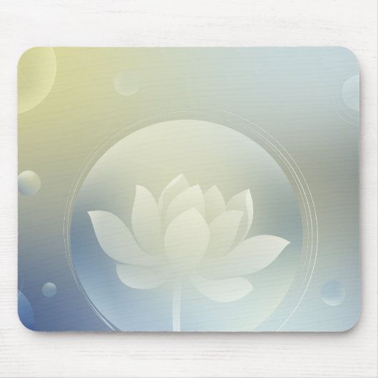 Tranquil Lotus Mouse Pad マウスパッド (正面)