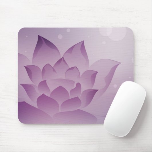 Tranquil Lotus Mouse Pad マウスパッド (マウス)