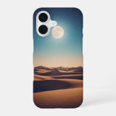 Tranquil Lunar Desert Scene iPhone 16ケース (裏面)