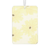 Tranquil Morning Yellow Flowers  カーエアーフレッシュナー (裏面)