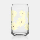 Tranquil Morning Yellow Flowers ガラス缶 (正面)