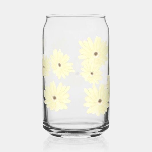 Tranquil Morning Yellow Flowers ガラス缶 (右)