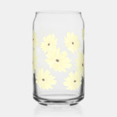 Tranquil Morning Yellow Flowers ガラス缶 (左)