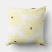 Tranquil Morning Yellow Flowers  クッション (正面)