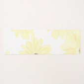 Tranquil Morning Yellow Flowers  ヨガマット (裏面(横))
