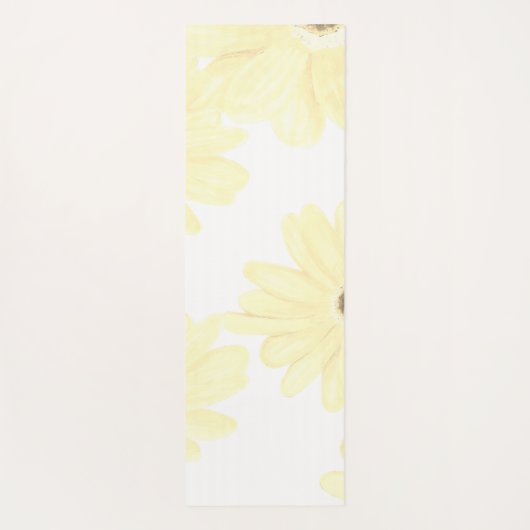 Tranquil Morning Yellow Flowers  ヨガマット (裏面)
