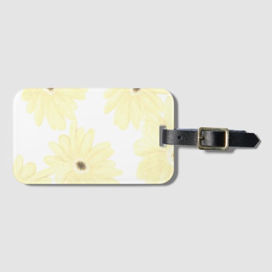 Tranquil Morning Yellow Flowers  ラゲッジタグ (正面横)