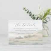 Tranquil Muted Watercolor Landscape エンクロージャーカード (スタンド正面)