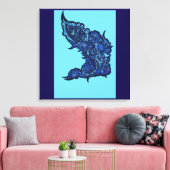 Tranquil Oasis キャンバスプリント (インサイチュ (リビング))