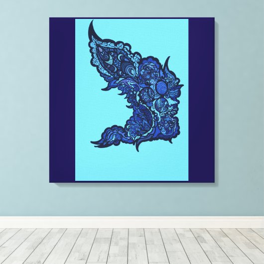 Tranquil Oasis キャンバスプリント (インサイチュ (ウッドフロア))