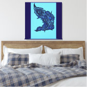 Tranquil Oasis キャンバスプリント (インサイチュ (寝室))