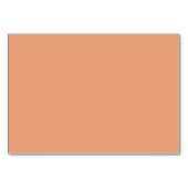Tranquil Peach Minimalist Table Sign テーブルナンバー (裏面)