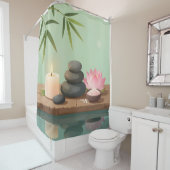 Tranquil Reflection -  シャワーカーテン (インサイチュ)