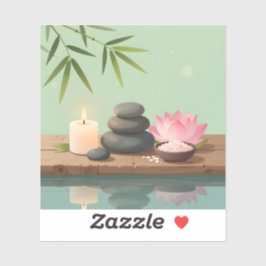 Tranquil Reflection - Square Vinyl  シール