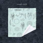 Tranquil Symbols: 3-Piece Wellness-Inspired バスタオルセット