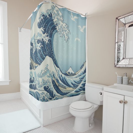 Tranquil Tides Shower Curtain シャワーカーテン (インサイチュ)
