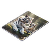 Tranquil Tiger Notebook – Elegant Animal Journal ノートブック (左側)