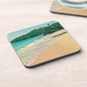 Tranquil Tropical Island Beach コースター (左側)