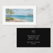 Tranquil Turquoise Shores & Sunny Skies 名刺 (正面/裏面)