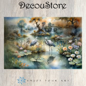 Tranquil Waters Decoupage 薄葉紙