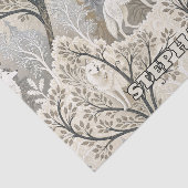 Tranquil Winter Forest Scene with White Wolves 薄葉紙 (詳細)