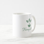 Tranquilitea Funny Calm Tea Lover コーヒーマグカップ (正面右)