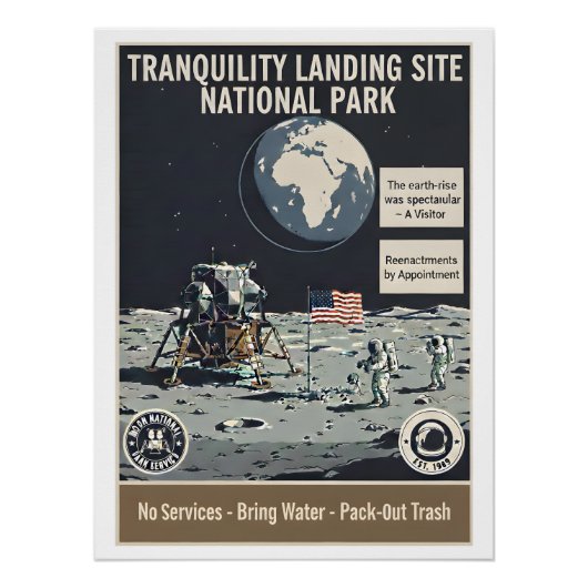 Tranquility Base Park - Poster ポスター (正面)