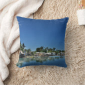 Tranquility in a fishing village on Mindoro Island クッション (ブランケット)