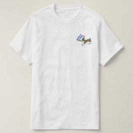 TRANSのプライドのコーギーのティー Tシャツ