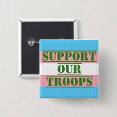 TRANSのプライドの軍隊を支援ボタン 缶バッジ (正面&裏面)