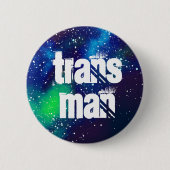 TRANSの人のカスタマイズ可能な銀河系のアイデンティティ 缶バッジ (正面)