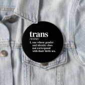 TRANSの定義- - LGBT定義- 缶バッジ (インサイチュ)