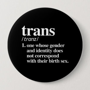 TRANSの定義- - LGBT定義- 缶バッジ