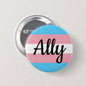 TransフラグAllyボタン 缶バッジ (正面&裏面)