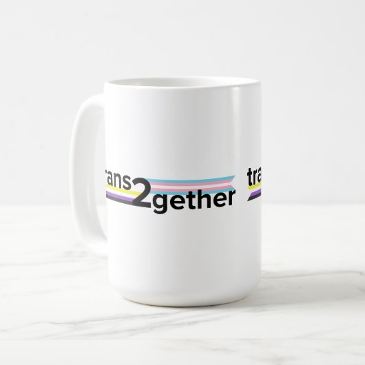 trans2gether mug コーヒーマグカップ (正面左)