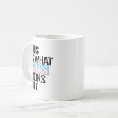 TRANS -これはTRANSが- - LGBTQ Riのように見えるものにです コーヒーマグカップ (正面左)