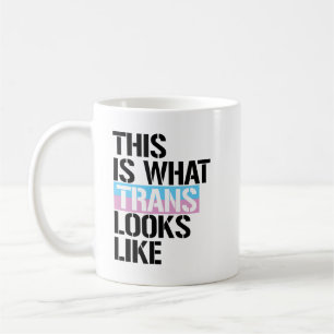 TRANS -これはTRANSが- - LGBTQ Riのように見えるものにです コーヒーマグカップ