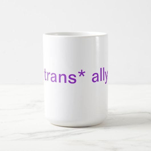 trans*の同盟国のマグ コーヒーマグカップ (中央)