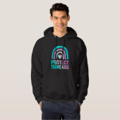 Trans 保護 Kids Shirt Support Clothesプライド値リスト パーカ (正面フル)