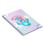 Trans art design on spiral notebook ノートブック (右側)
