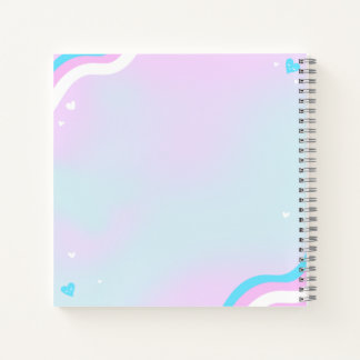 Trans art illustration on spiral notebook ノートブック