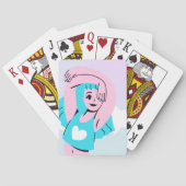 trans art on playing card トランプ (裏面)