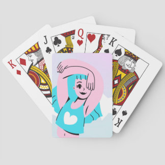 trans art on playing card トランプ