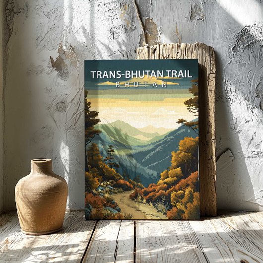 Trans Bhutan Trail Bhutan Destination Canvas Print キャンバスプリント