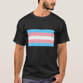 Trans Flag Kansas LGBT Pride Support retro Tシャツ (正面)