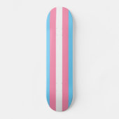 Trans flag on skateboard スケートボード (正面)
